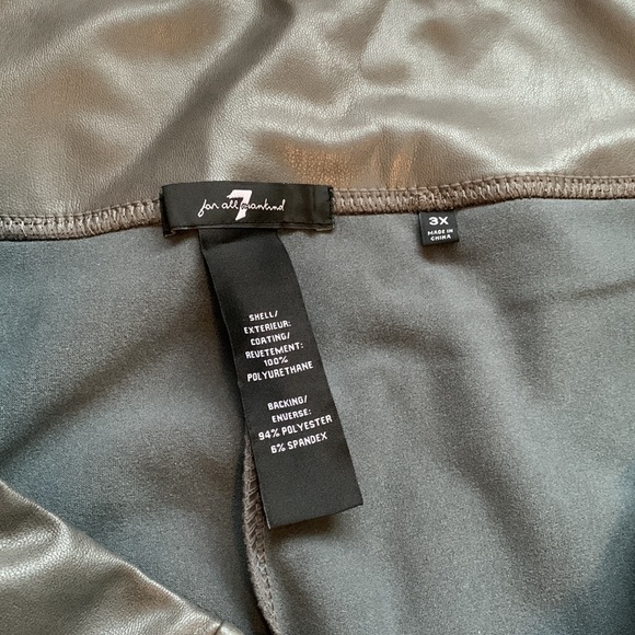 7 for Mankind Skinny Faux Leather - Picture 5 of 9